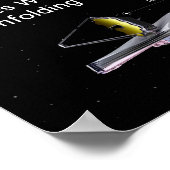 James Webb Telescope Entfaltungssequenz Poster (Ecke)