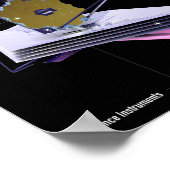 James Webb Telescope Hauptkomponenten Poster (Ecke)