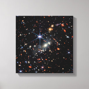 James-Webb-Weltraumteleskop First Deep Field Leinwanddruck