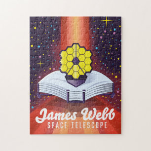James Webb Weltraumteleskop. Magnet Puzzle