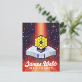 James-Webb-Weltraumteleskop Postkarte (Stehend Vorderseite)