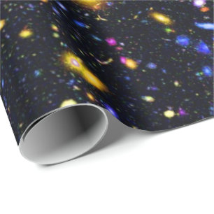 James-Webb-Weltraumteleskop-Simulation - Pop-Art Geschenkpapier