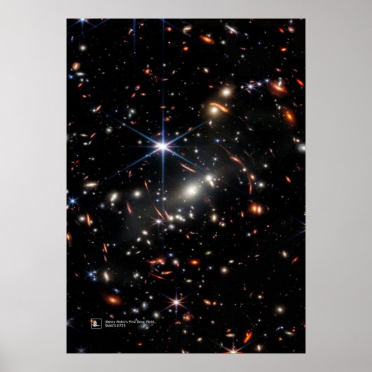 James Webb's First Deep Field (James Webb/JWST) Poster (Vorne)