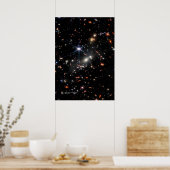 James Webb's First Deep Field (James Webb/JWST) Poster (Küche)