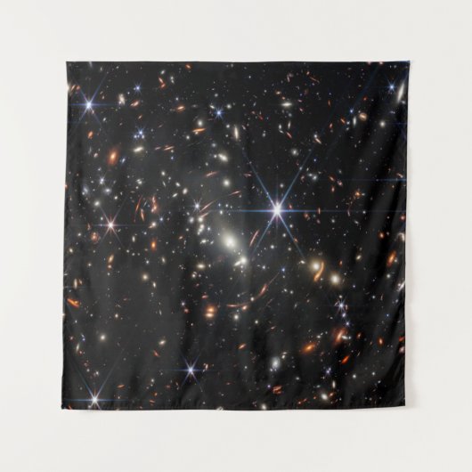 James Webb's First Deep Field (James Webb/JWST) Wandteppich (Vorderseite (Horizontal))