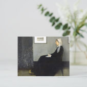 JAMES WHISTLER - Anordnung in Grau und Schwarz Postkarte (Stehend Vorderseite)