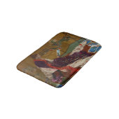 James Whistler - Caprice in Lila und Gold Badematte (Schrägansicht)