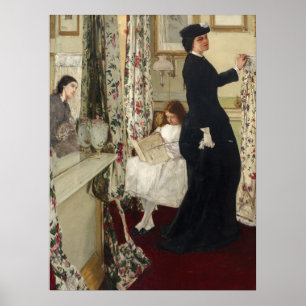 James Whistler - Das Musikzimmer Poster