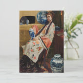 James Whistler - Der Lange Leizen der sechs Marken Dankeskarte (Stehend Vorderseite)