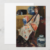 James Whistler - Der Lange Leizen der sechs Marken Dankeskarte (Vorne/Hinten)