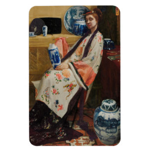 James Whistler - Der Lange Leizen der sechs Marken Magnet