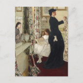 James Whistler - Der Music Room Postkarte (Vorderseite)