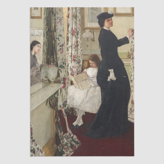 James Whistler - Der Music Room Seidenpapier