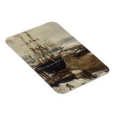 James Whistler - Die Themse im Eis Magnet (Rechte Seite)