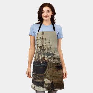 James Whistler - Die Themse im Eis Schürze