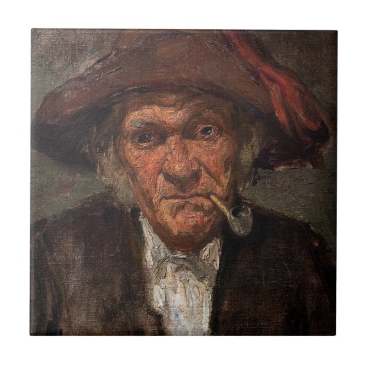 James Whistler - Man raucht ein Stück Fliese (Vorderseite)