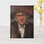 James Whistler - Man raucht ein Stück Karte (Gelbe Blume)