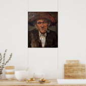 James Whistler - Man raucht ein Stück Poster (Küche)