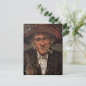 James Whistler - Man raucht ein Stück Postkarte (Stehend Vorderseite)