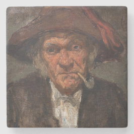 James Whistler - Man raucht ein Stück Steinuntersetzer