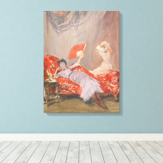 James Whistler - Milly Finch Leinwanddruck (Insitu (Holzboden))