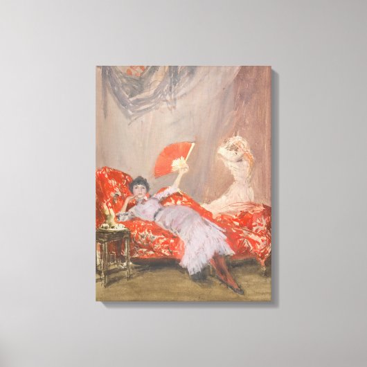 James Whistler - Milly Finch Leinwanddruck (Vorderseite)