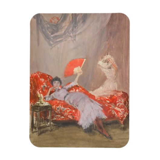 James Whistler - Milly Finch Magnet (Vertikal)
