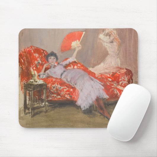 James Whistler - Milly Finch Mousepad (Mit Mouse)