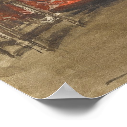 James Whistler - Milly Finch Poster (Ecke)