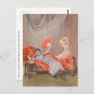James Whistler - Milly Finch Postkarte
