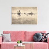 James Whistler - Nocturne aus Venedig Leinwanddruck (Insitu (Wohnzimmer))