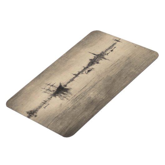 James Whistler - Nocturne aus Venedig Magnet (Linke Seite)