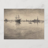 James Whistler - Nocturne aus Venedig Postkarte (Vorderseite)