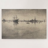 James Whistler - Nocturne aus Venedig Puzzle (Horizontal)