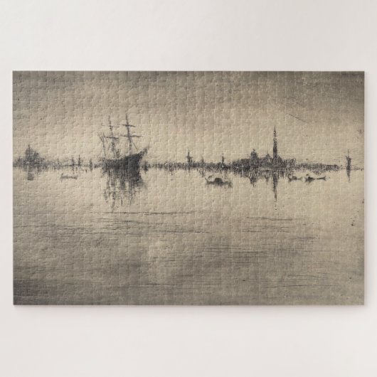 James Whistler - Nocturne aus Venedig Puzzle (Horizontal)