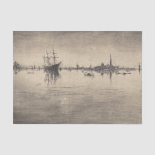 James Whistler - Nocturne aus Venedig Seidenpapier