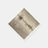 James Whistler - Nocturne aus Venedig Serviette (Ecke)