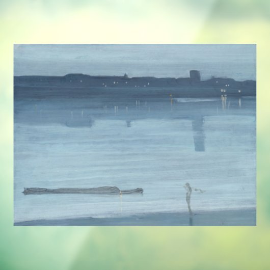 James Whistler - Nocturne: Chelsea Fensteraufkleber (Blatt 3)