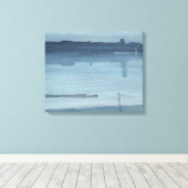 James Whistler - Nocturne: Chelsea Leinwanddruck (Insitu (Holzboden))