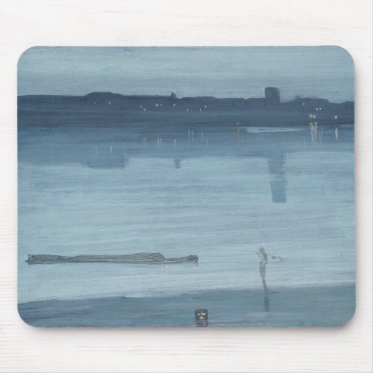James Whistler - Nocturne: Chelsea Mousepad (Vorne)