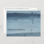 James Whistler - Nocturne: Chelsea Postkarte (Vorne/Hinten)