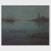James Whistler - Nocturne: Die Lagune, Venedig Geschenkpapier (Flach)
