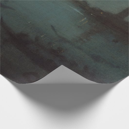 James Whistler - Nocturne: Die Lagune, Venedig Geschenkpapier (Ecke)