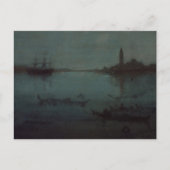 James Whistler - Nocturne: Die Lagune, Venedig Postkarte (Vorderseite)