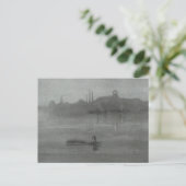 James Whistler - Nocturne: Die Themse bei Batterse Postkarte (Stehend Vorderseite)