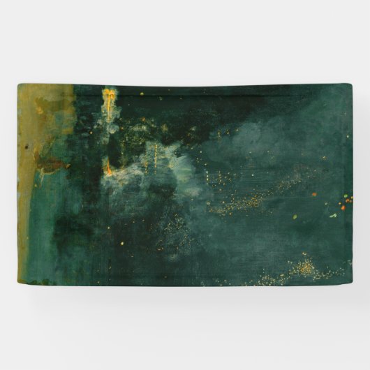 James Whistler - Nocturne in Black and Gold Banner (Horizontal)