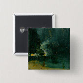 James Whistler - Nocturne in Black and Gold Button (Vorne & Hinten)