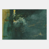 James Whistler - Nocturne in Black and Gold Geschenkpapier Set (Vorderseite)