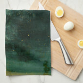 James Whistler - Nocturne in Black and Gold Geschirrtuch (Viertel Falte)