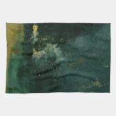 James Whistler - Nocturne in Black and Gold Geschirrtuch (Horizontal)